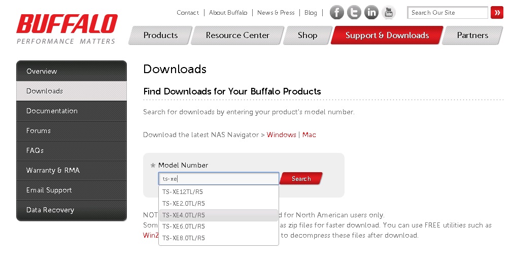 download buffalo linkstation software